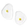Maison<Anissa Kermiche Assiettes Tatas (Blanc Brillant, Jaune)