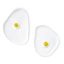 Maison<Anissa Kermiche Assiettes Tatas (Blanc Brillant, Jaune)