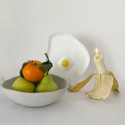 Maison<Anissa Kermiche Assiettes Tatas (Blanc Brillant, Jaune)