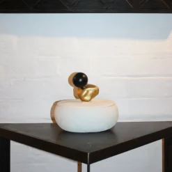 Maison<Anissa Kermiche Boite A Bijoux (Blanc, Or, Noir)