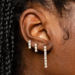 Des Boucles D'Oreilles<Anissa Kermiche Boucle D'Oreille Infini Bronte Dore