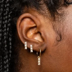 Des Boucles D'Oreilles<Anissa Kermiche Boucle D'Oreille Trio Bronte Dore