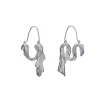 Des Boucles D'Oreilles<Anissa Kermiche Boucles D'Oreilles Drapees Pendantes (Argent)