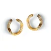 Des Boucles D'Oreilles<Anissa Kermiche Boucles D'Oreilles Ecorce Doree