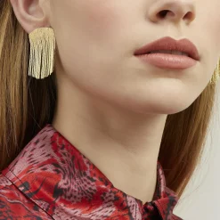Des Boucles D'Oreilles<Anissa Kermiche Boucles D'Oreilles Fil (Or)