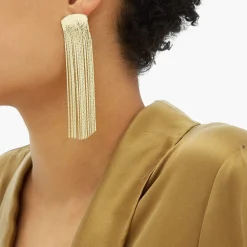 Des Boucles D'Oreilles<Anissa Kermiche Boucles D'Oreilles Grand Fil (Or)