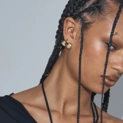Des Boucles D'Oreilles<Anissa Kermiche Boucles D'Oreilles Grande Poire De Feu (Clair)