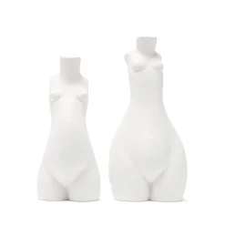 Maison<Anissa Kermiche Bougeoir Tit For Tat Haut (Blanc Mat)