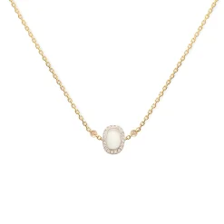 Colliers<Anissa Kermiche Collier D'Opale Carree
