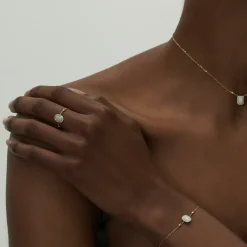 Colliers<Anissa Kermiche Collier D'Opale Carree
