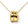 Colliers<Anissa Kermiche Collier Le Derriere Dore