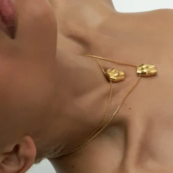 Colliers<Anissa Kermiche Collier Le Derriere Dore