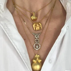 Colliers<Anissa Kermiche Collier Rubis Boobies (Ponce)