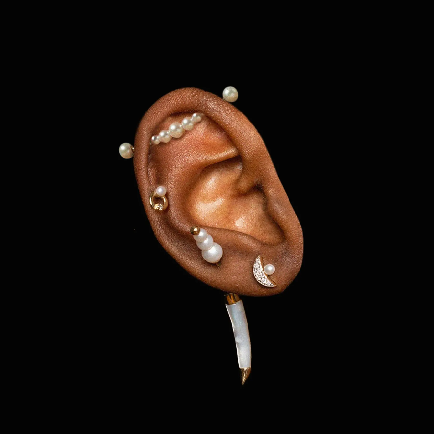 Des Boucles D'Oreilles<Anissa Kermiche Goujon Mini-Cercle