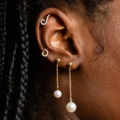 Des Boucles D'Oreilles<Anissa Kermiche Goujon Tourbillonnant
