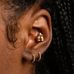 Des Boucles D'Oreilles<Anissa Kermiche Mini Tige De Poignees D'Amour
