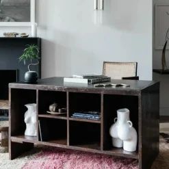 Maison<Anissa Kermiche Vase Avec Poignees D'Amour (Blanc)