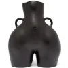 Maison<Anissa Kermiche Vase Avec Poignees D'Amour (Noir)
