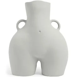 Maison<Anissa Kermiche Vase Avec Poignees D'Amour (Gris Clair)