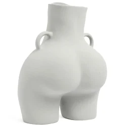 Maison<Anissa Kermiche Vase Avec Poignees D'Amour (Gris Clair)