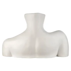 Maison<Anissa Kermiche Vase Breast Friend (Blanc Mat)