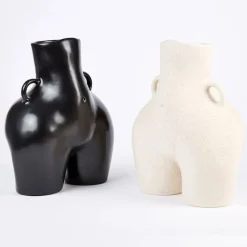 Maison<Anissa Kermiche Vase Poignees D'Amour (Beige Mouchete)
