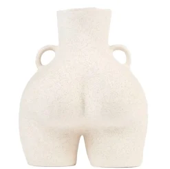 Maison<Anissa Kermiche Vase Poignees D'Amour (Beige Mouchete)